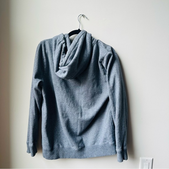 WE FASHION - Basic Grey Zip Hoodie - Picture 2 of 4